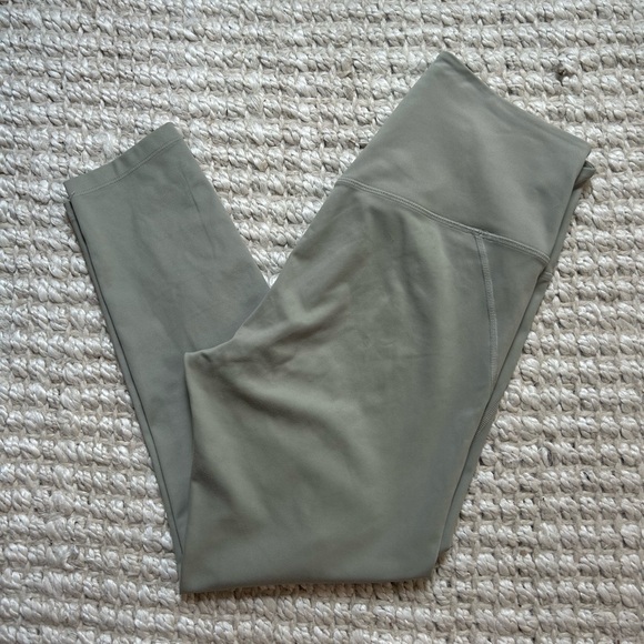 [Girlfriend Collective] Agave Green High Rise Ankle Length Leggings Size Large L - Picture 3 of 6